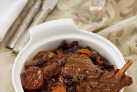 Stew paired with craft wine